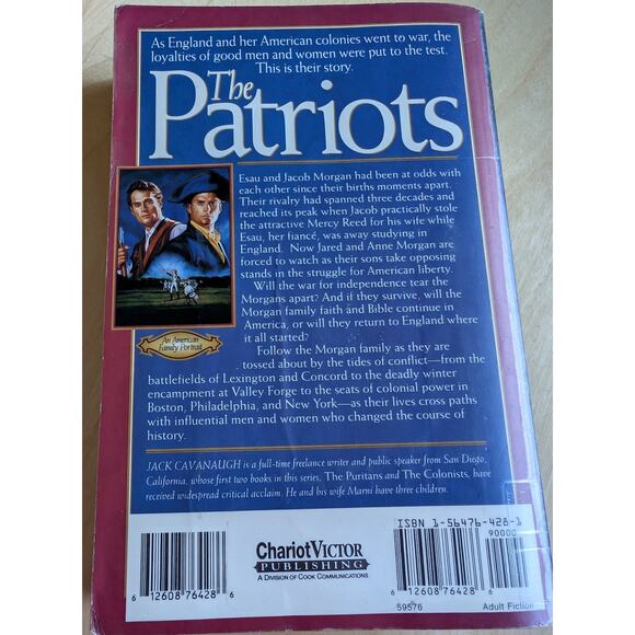 📚The Patriots by Jack Cavanaugh - Picture 2 of 2